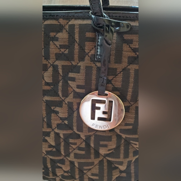 Fendi Zucca Quilted Handbag - Picture 4 of 14